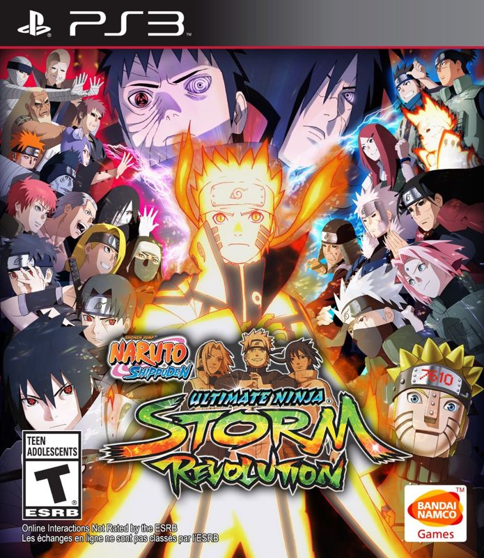 Naruto Shippuden: Ultimate Ninja Storm Revolution box art for Playstation 3